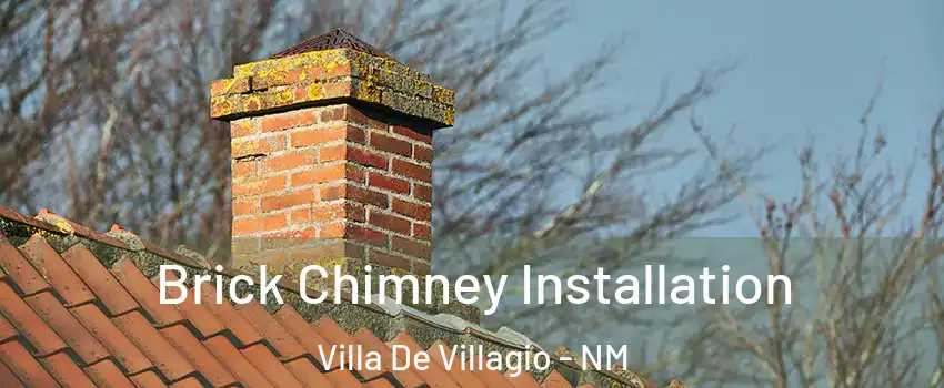Brick Chimney Installation Villa De Villagio - NM