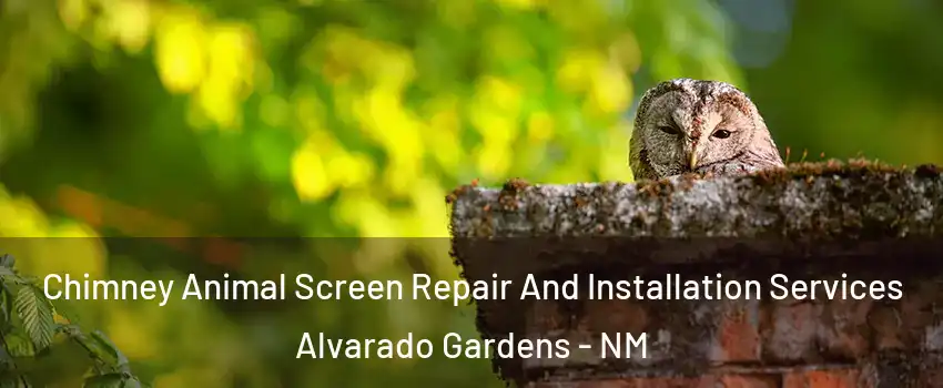 Chimney Animal Screen Repair And Installation Services Alvarado Gardens - NM