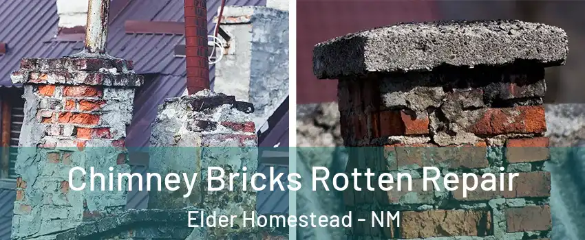 Chimney Bricks Rotten Repair Elder Homestead - NM
