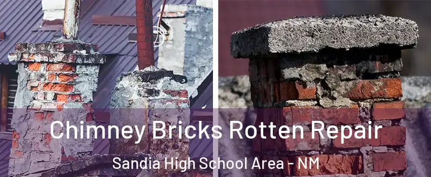 Chimney Bricks Rotten Repair Sandia High School Area - NM