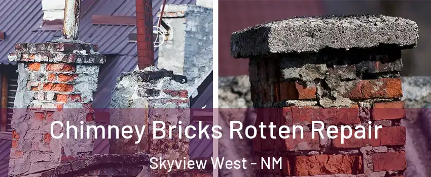 Chimney Bricks Rotten Repair Skyview West - NM
