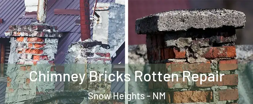 Chimney Bricks Rotten Repair Snow Heights - NM