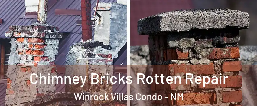 Chimney Bricks Rotten Repair Winrock Villas Condo - NM