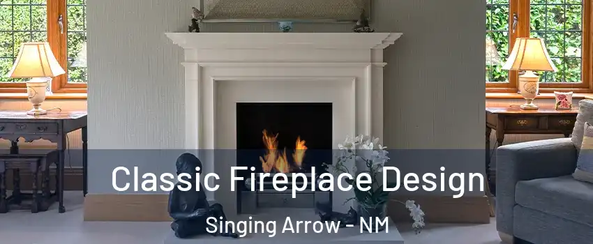 Classic Fireplace Design Singing Arrow - NM