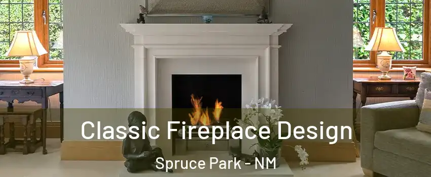 Classic Fireplace Design Spruce Park - NM