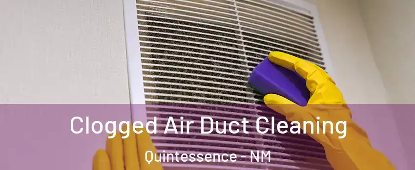 Clogged Air Duct Cleaning Quintessence - NM