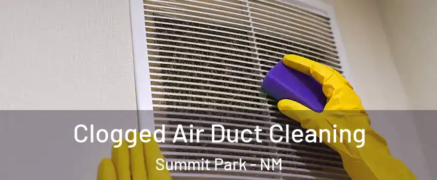 Clogged Air Duct Cleaning Summit Park - NM