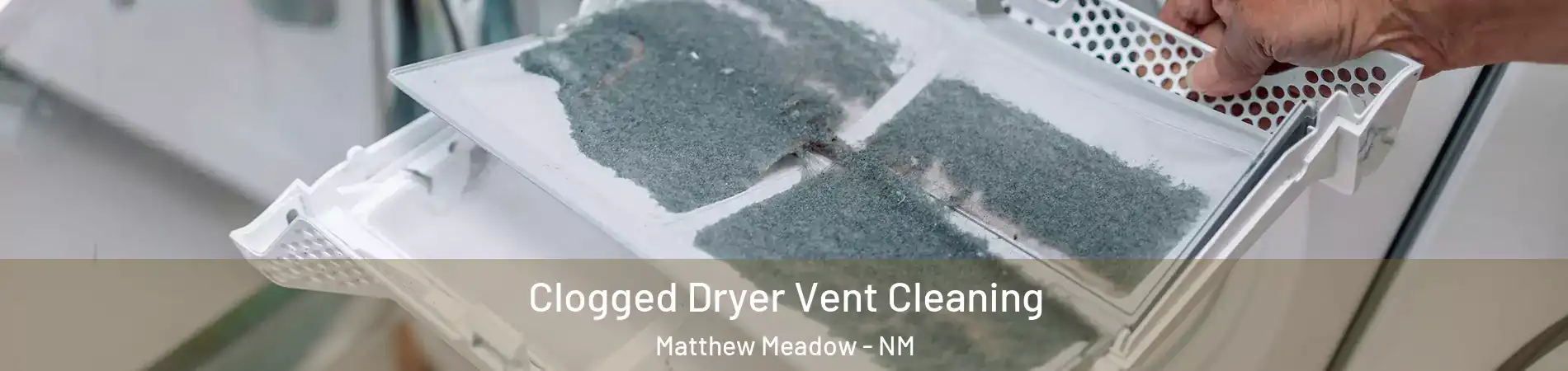 Clogged Dryer Vent Cleaning Matthew Meadow - NM