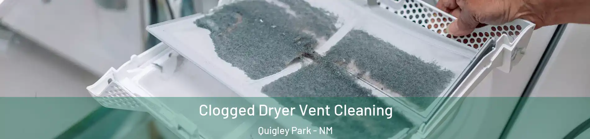 Clogged Dryer Vent Cleaning Quigley Park - NM