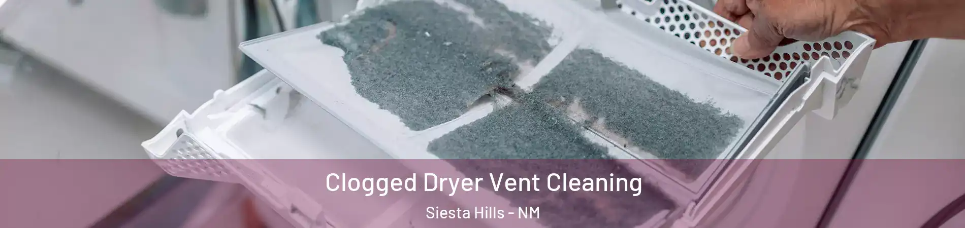 Clogged Dryer Vent Cleaning Siesta Hills - NM