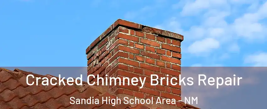 Cracked Chimney Bricks Repair Sandia High School Area - NM