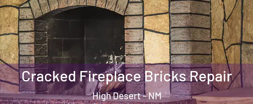 Cracked Fireplace Bricks Repair High Desert - NM