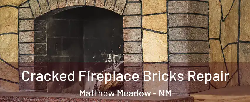 Cracked Fireplace Bricks Repair Matthew Meadow - NM