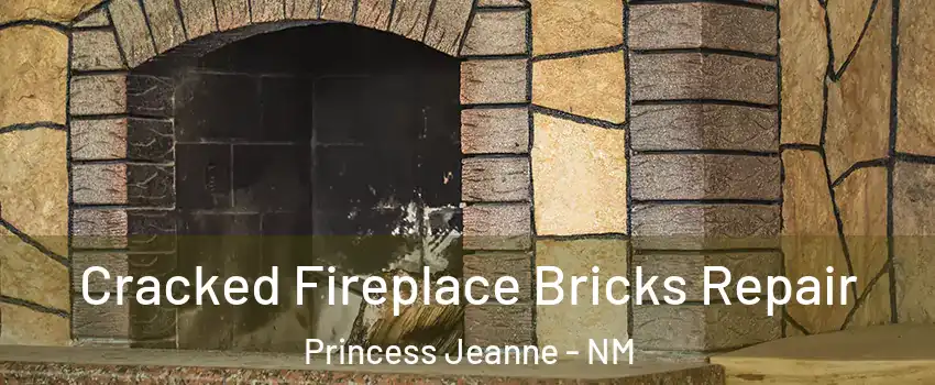 Cracked Fireplace Bricks Repair Princess Jeanne - NM