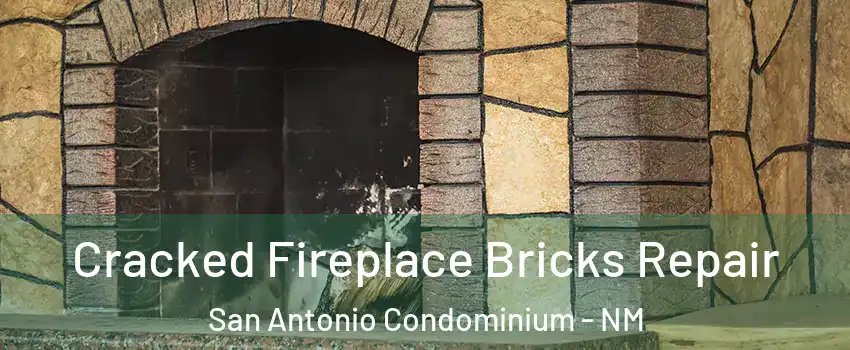 Cracked Fireplace Bricks Repair San Antonio Condominium - NM