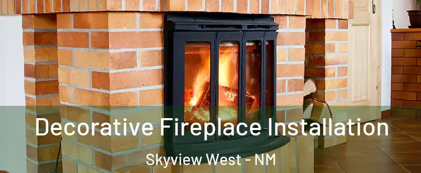 Decorative Fireplace Installation Skyview West - NM