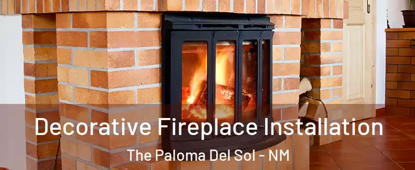 Decorative Fireplace Installation The Paloma Del Sol - NM