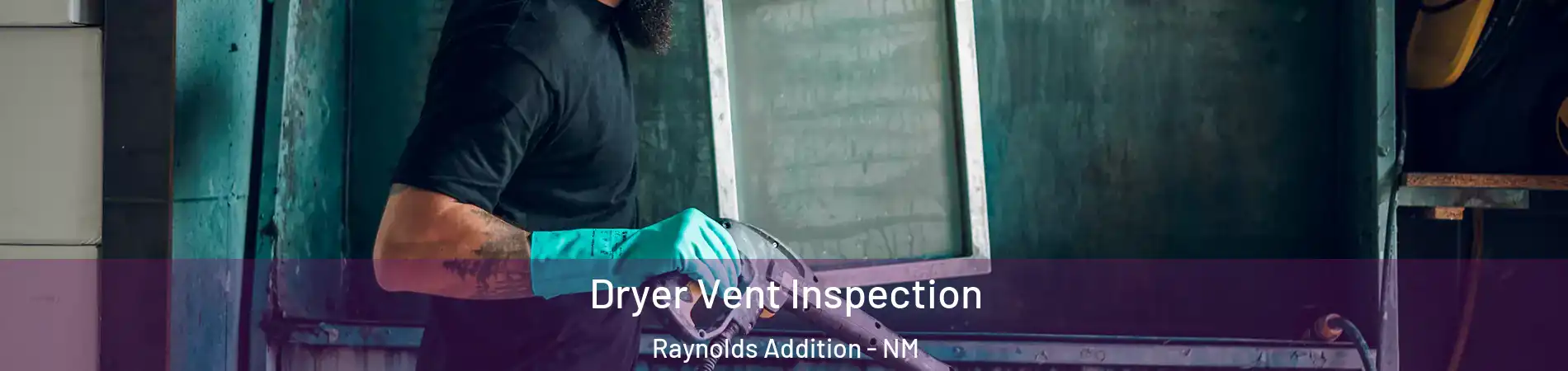 Dryer Vent Inspection Raynolds Addition - NM