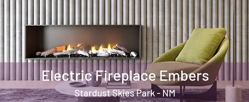 Electric Fireplace Embers Stardust Skies Park - NM