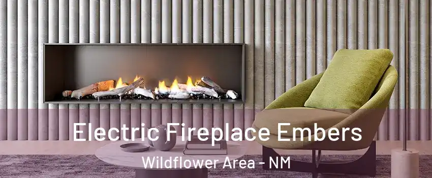Electric Fireplace Embers Wildflower Area - NM