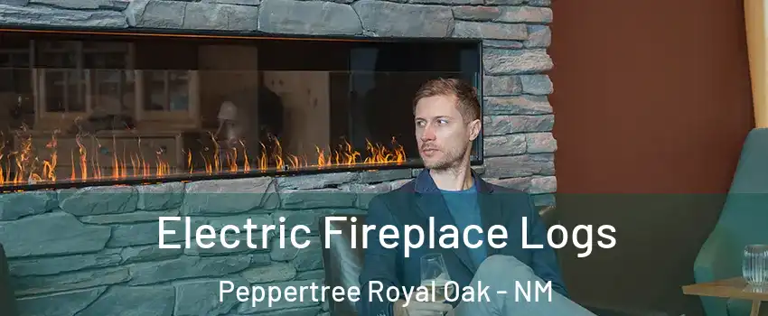 Electric Fireplace Logs Peppertree Royal Oak - NM