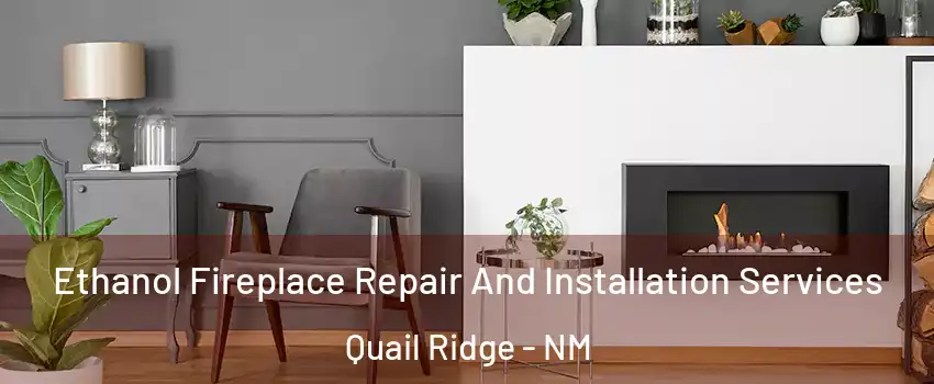 Ethanol Fireplace Repair And Installation Services Quail Ridge - NM