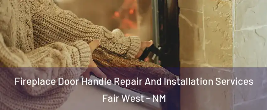 Fireplace Door Handle Repair And Installation Services Fair West - NM