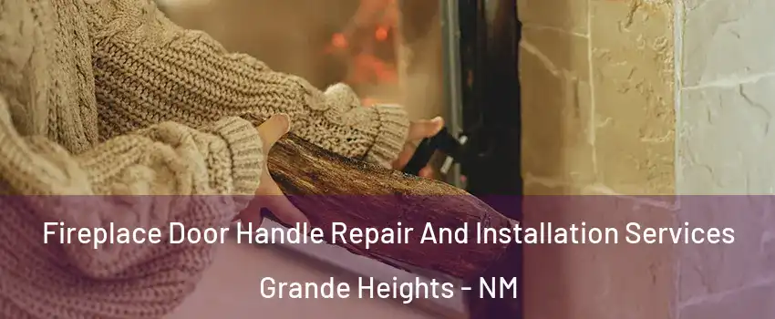 Fireplace Door Handle Repair And Installation Services Grande Heights - NM