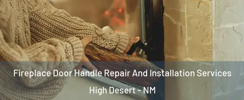 Fireplace Door Handle Repair And Installation Services High Desert - NM