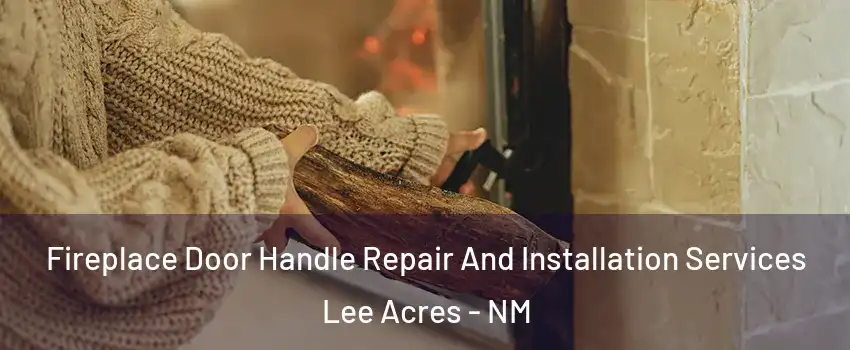 Fireplace Door Handle Repair And Installation Services Lee Acres - NM