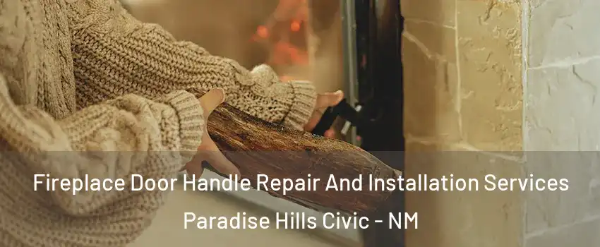 Fireplace Door Handle Repair And Installation Services Paradise Hills Civic - NM