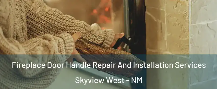 Fireplace Door Handle Repair And Installation Services Skyview West - NM
