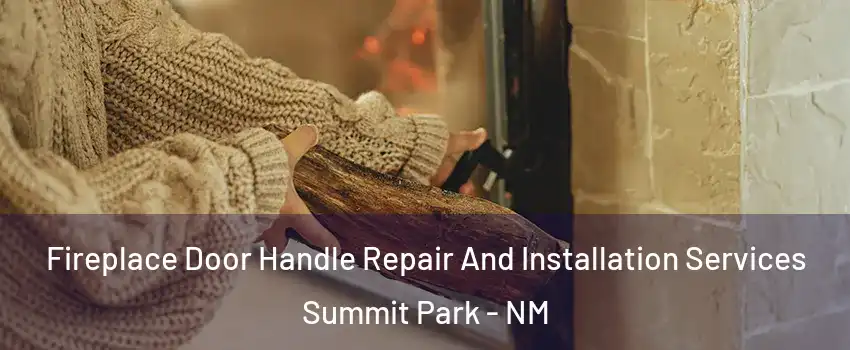 Fireplace Door Handle Repair And Installation Services Summit Park - NM