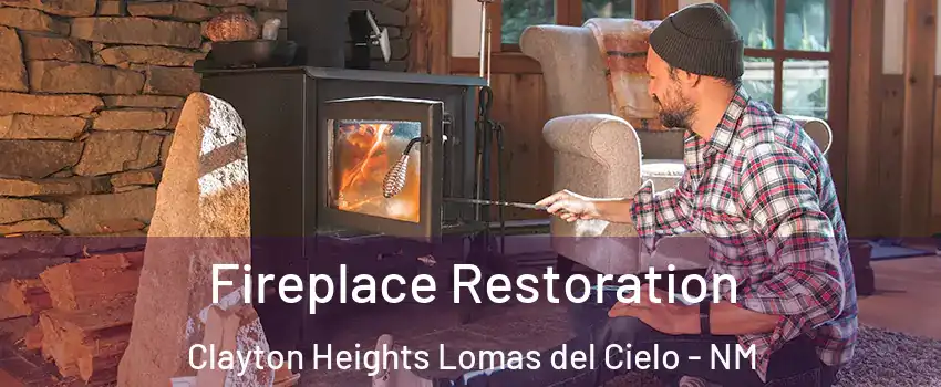 Fireplace Restoration Clayton Heights Lomas del Cielo - NM