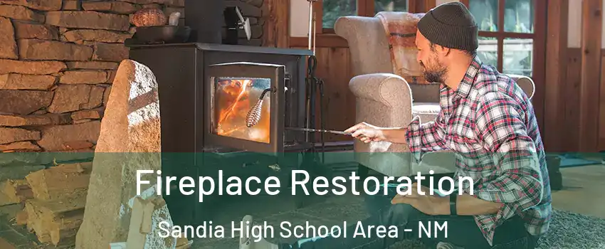Fireplace Restoration Sandia High School Area - NM