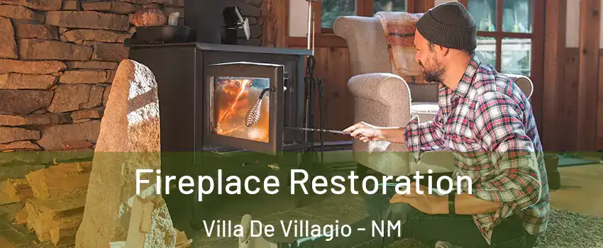 Fireplace Restoration Villa De Villagio - NM