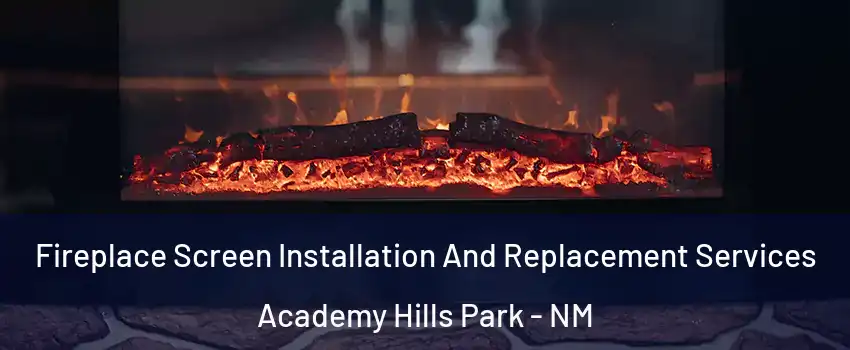 Fireplace Screen Installation And Replacement Services Academy Hills Park - NM