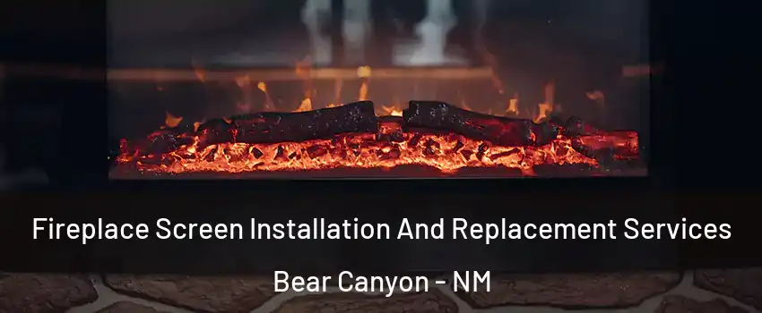 Fireplace Screen Installation And Replacement Services Bear Canyon - NM
