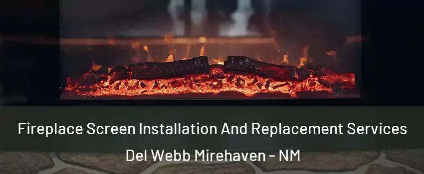 Fireplace Screen Installation And Replacement Services Del Webb Mirehaven - NM