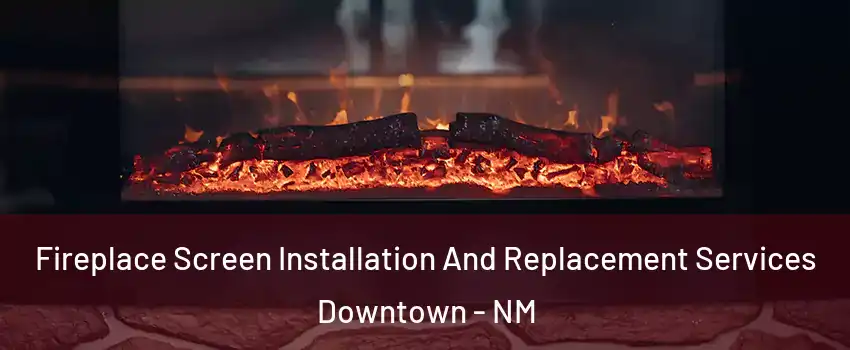 Fireplace Screen Installation And Replacement Services Downtown - NM