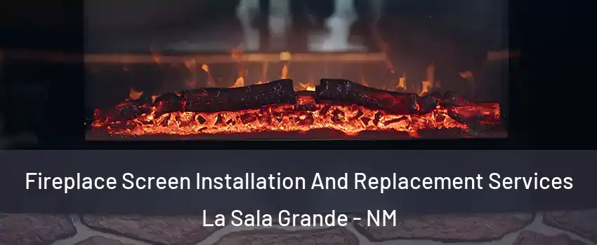 Fireplace Screen Installation And Replacement Services La Sala Grande - NM