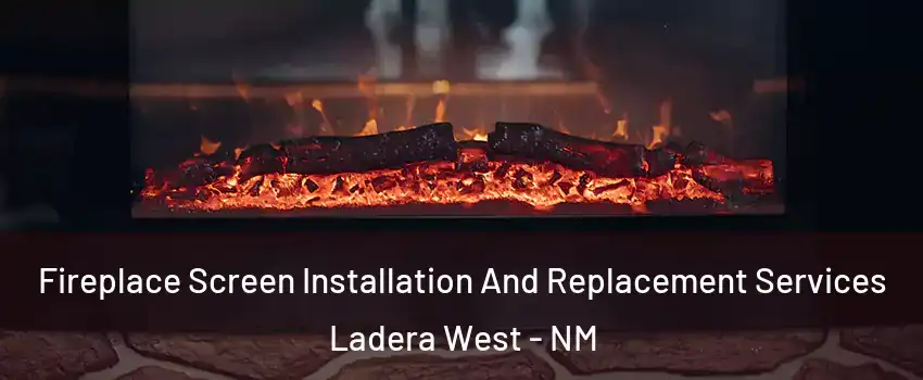 Fireplace Screen Installation And Replacement Services Ladera West - NM