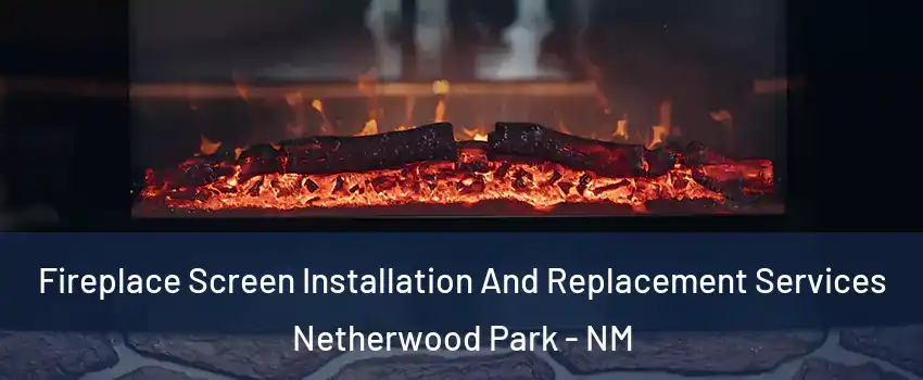 Fireplace Screen Installation And Replacement Services Netherwood Park - NM