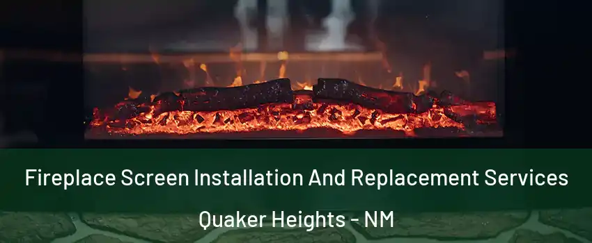 Fireplace Screen Installation And Replacement Services Quaker Heights - NM