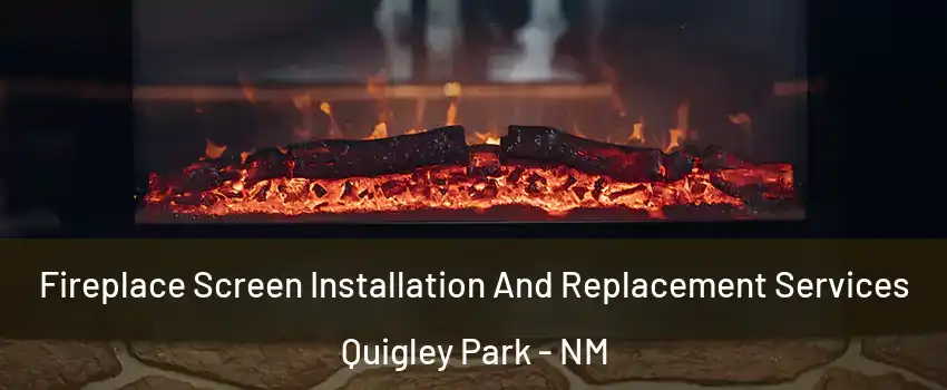 Fireplace Screen Installation And Replacement Services Quigley Park - NM
