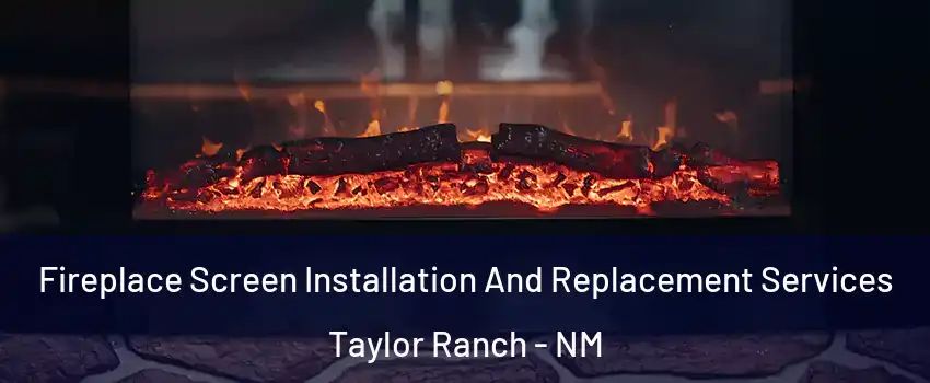 Fireplace Screen Installation And Replacement Services Taylor Ranch - NM