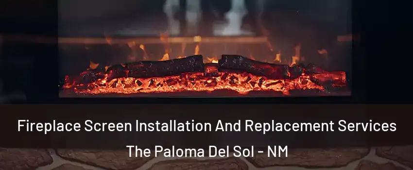Fireplace Screen Installation And Replacement Services The Paloma Del Sol - NM
