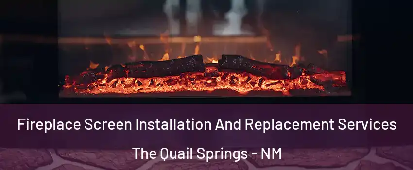 Fireplace Screen Installation And Replacement Services The Quail Springs - NM