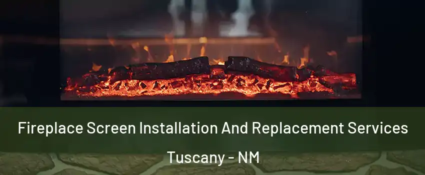 Fireplace Screen Installation And Replacement Services Tuscany - NM