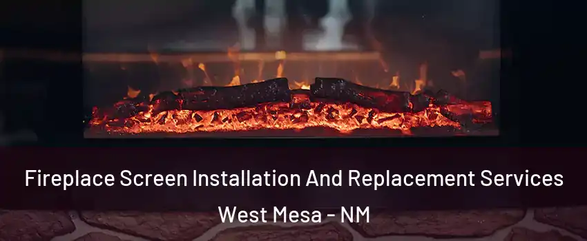 Fireplace Screen Installation And Replacement Services West Mesa - NM